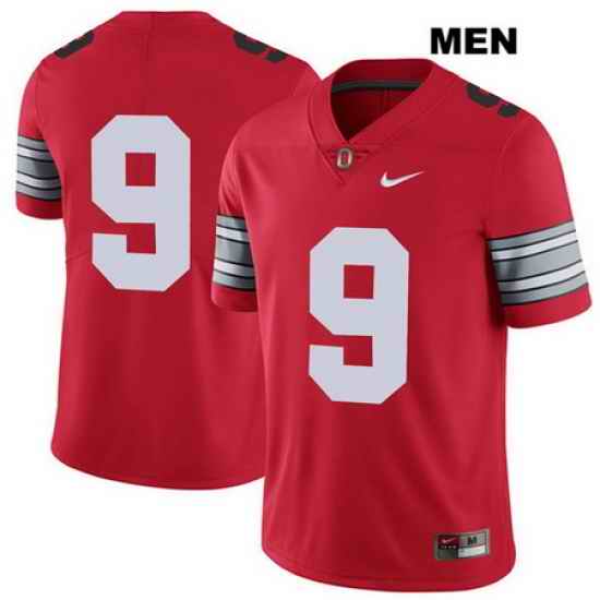 Binjimen Victor Ohio State Buckeyes 2018 Spring Game Authentic Mens  9 Stitched Nike Red College Football Jersey Without Name Jersey